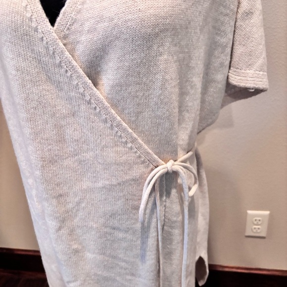 Mango Wrap Sweater Cardigan, OS, Minimalist Lagenlook Modern Casual Contemporary - Picture 2 of 14